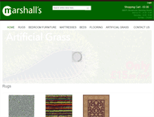 Tablet Screenshot of marshallsuk.com